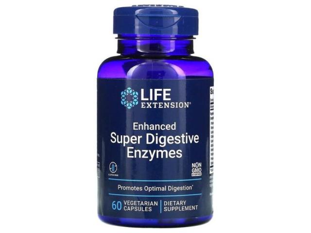 Enhanced Super Digestive Enzymes interakcje ulotka kapsułki - 60 kaps.