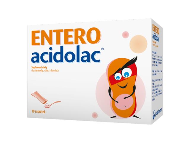 Entero Acidolac interakcje ulotka liofilizat doustny 10 sasz. po 3 g