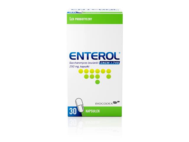 Enterol interakcje ulotka kapsułki 250 mg 30 kaps.