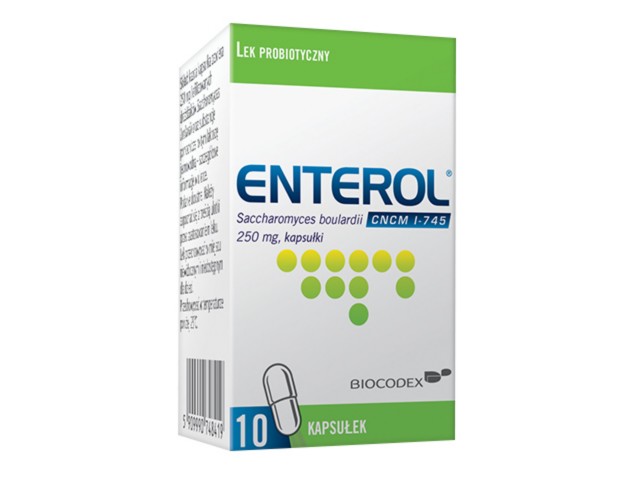 Enterol interakcje ulotka kapsułki 250 mg 10 kaps.