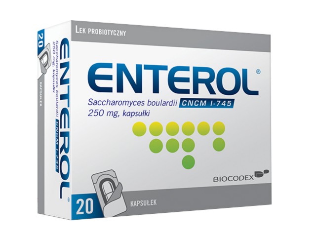 Enterol interakcje ulotka kapsułki 250 mg 20 kaps.