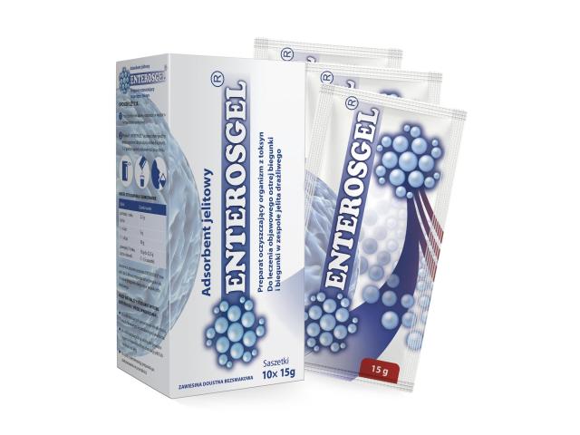 Enterosgel interakcje ulotka zawiesina doustna - 10 sasz. po 15 g
