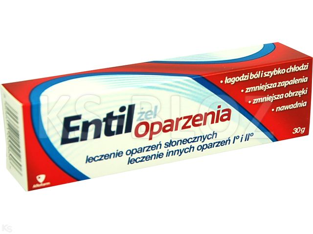 Entil Żel na oparzenia interakcje ulotka żel  30 g