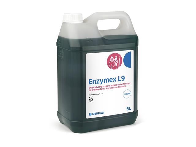Enzymex L9 Preparat enzymatyczny myjąco-dezynfekujący do predezynfekcji wyrobów medycznych interakcje ulotka płyn dezynfekujący - 5 l (kanist.)