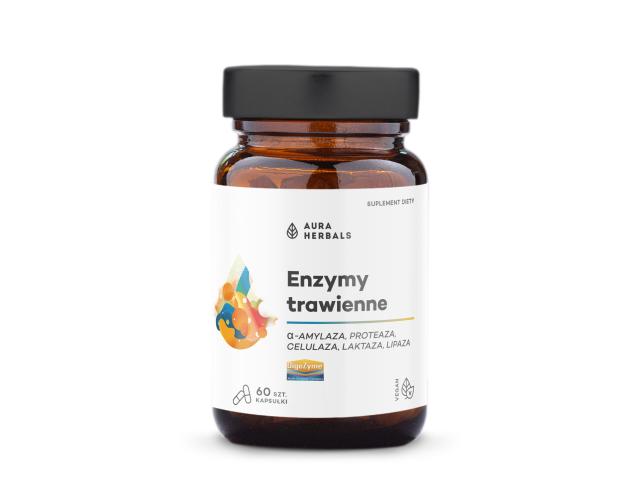 Enzymy Trawienne DigeZyme interakcje ulotka kapsułki  60 kaps.