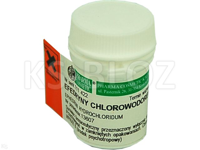 Ephedrini Hydrochloridum interakcje ulotka substancja - 5 g