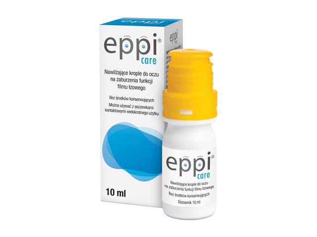 eppi Care interakcje ulotka krople do oczu - 10 ml (poj.) (pojemnik z systemem dozującym)