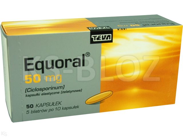 Equoral interakcje ulotka kapsułki elastyczne 50 mg 50 kaps. | 5 blist.po 10 kaps.