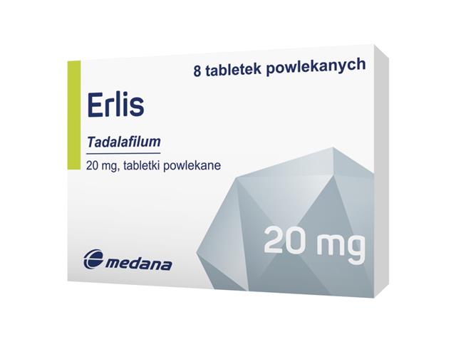 Erlis interakcje ulotka tabletki powlekane 20 mg 8 tabl.