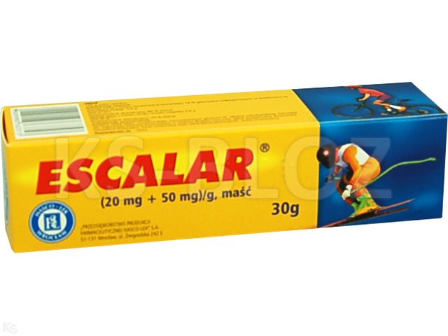 Escalar interakcje ulotka maść (20mg+9,5mg)/g 30 g