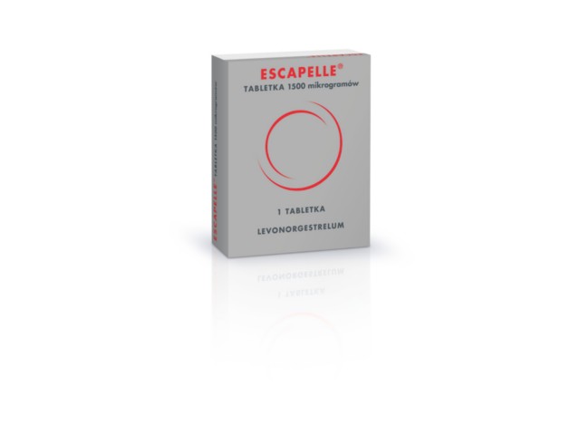 Escapelle 1500 mcg interakcje ulotka tabletki 1,5 mg 1 tabl.