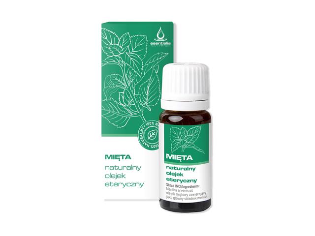 ESENTIALIS Naturalny Olejek eteryczny Mięta interakcje ulotka olejek - 10 ml