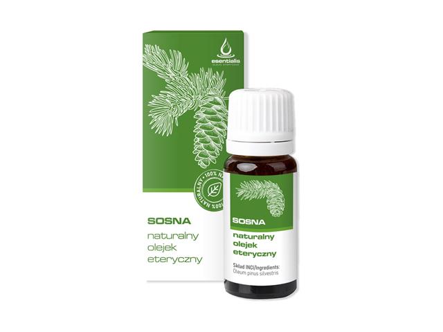ESENTIALIS Naturalny Olejek eteryczny Sosna interakcje ulotka olejek - 10 ml