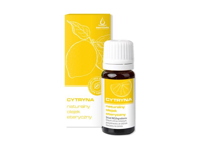 Esentialis Olejek eteryczny Cytryna interakcje ulotka olejek - 10 ml