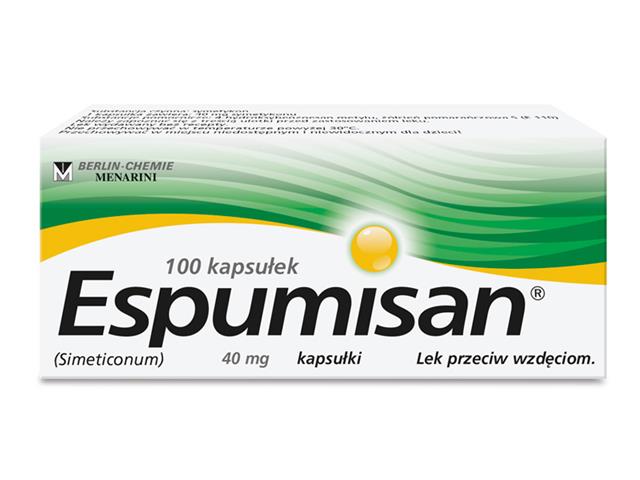 Espumisan interakcje ulotka kapsułki 40 mg 100 kaps. | blister