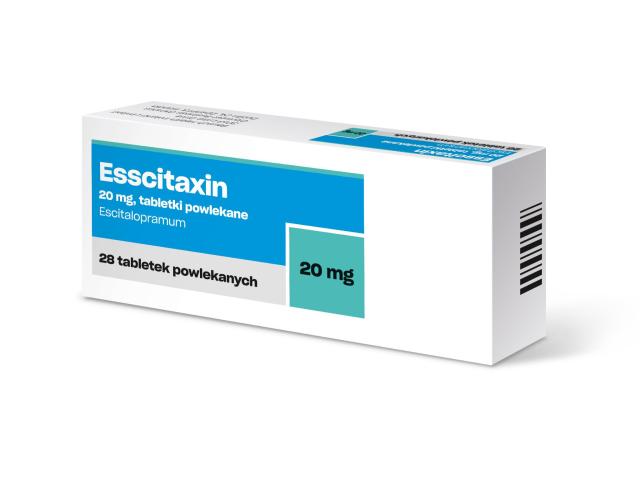 Esscitaxin interakcje ulotka tabletki powlekane 20 mg 28 tabl.