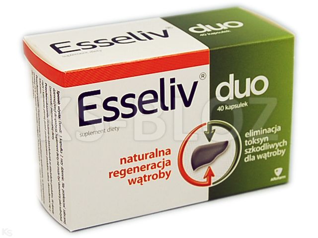 Esseliv Duo interakcje ulotka kapsułki  40 kaps.