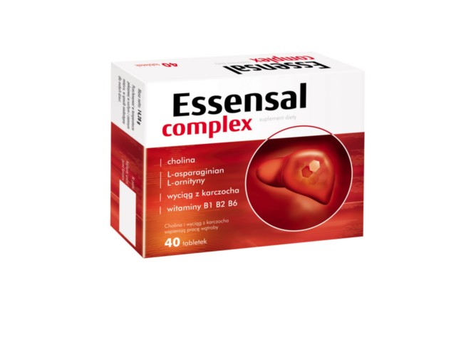 Essensal Complex interakcje ulotka tabletki - 40 tabl.