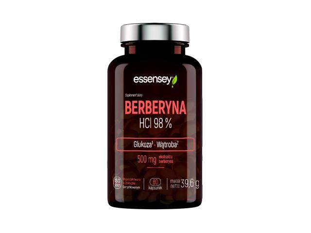 Essensey Berberyna HCI 98% interakcje ulotka kapsułki - 60 kaps.