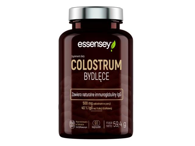 Essensey Colostrum Bydlęce interakcje ulotka kapsułki - 90 kaps.