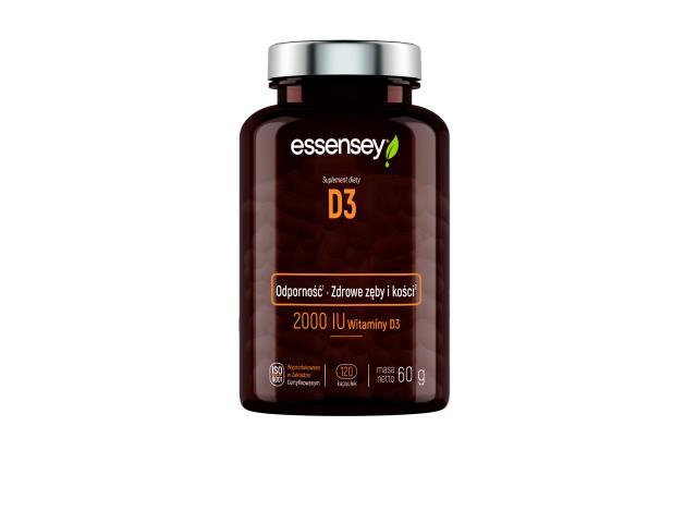 Essensey D3 interakcje ulotka kapsułki - 120 kaps. (but.)