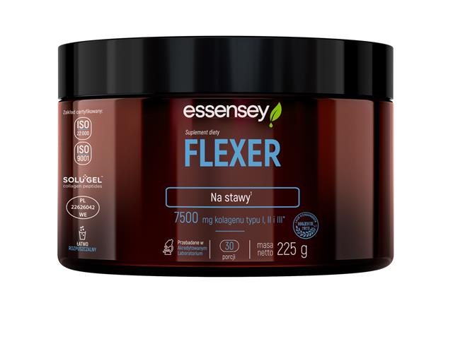 ESSENSEY Flexer interakcje ulotka proszek do rozpuszczenia  225 g