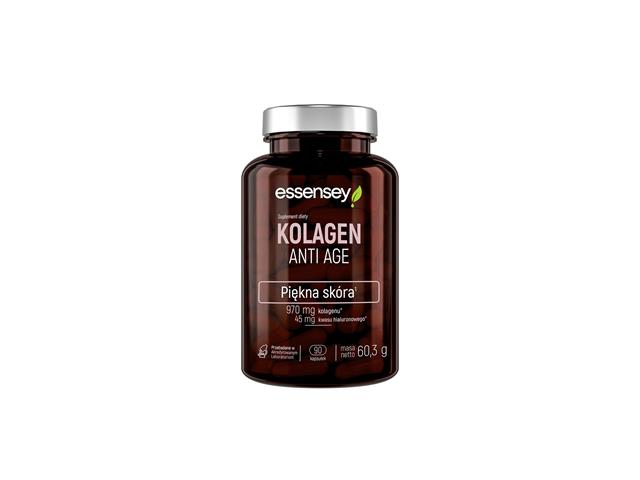 ESSENSEY Kolagen Anti Age interakcje ulotka kapsułki - 90 kaps. (but.)