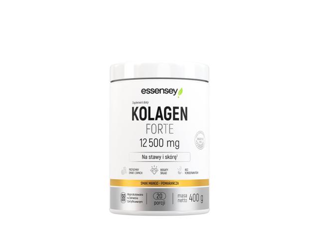 Essensey Kolagen Forte 12500 mg mango, pomarańcza interakcje ulotka proszek - 400 g (słoik)