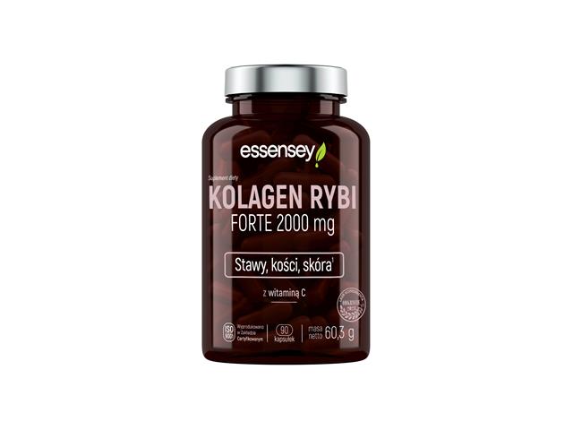 Essensey Kolagen Rybi Forte 2000 mg interakcje ulotka kapsułki  90 kaps.