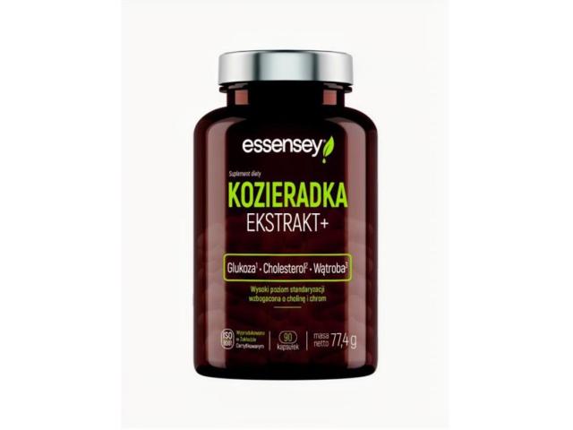 Essensey Kozieradka Ekstrakt + interakcje ulotka kapsułki - 90 kaps. (but.)