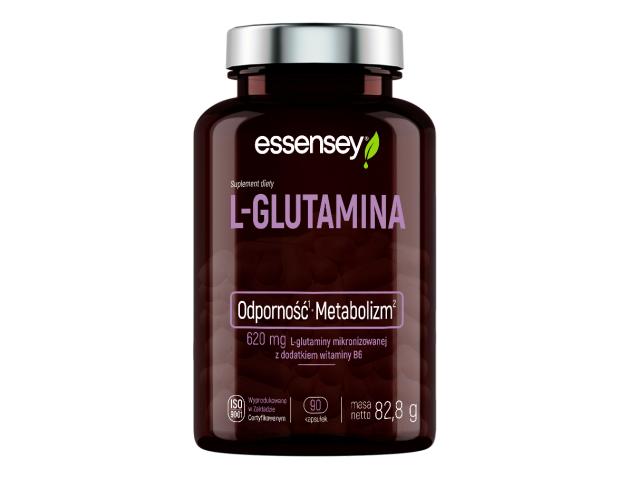 Essensey L-Glutamina interakcje ulotka kapsułki 90 kaps.
