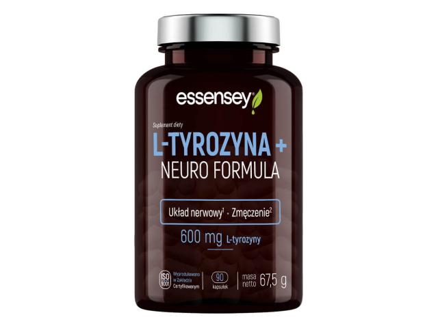 Essensey L-Tyrozyna + Neuro Formula interakcje ulotka kapsułki - 90 kaps. (but.)
