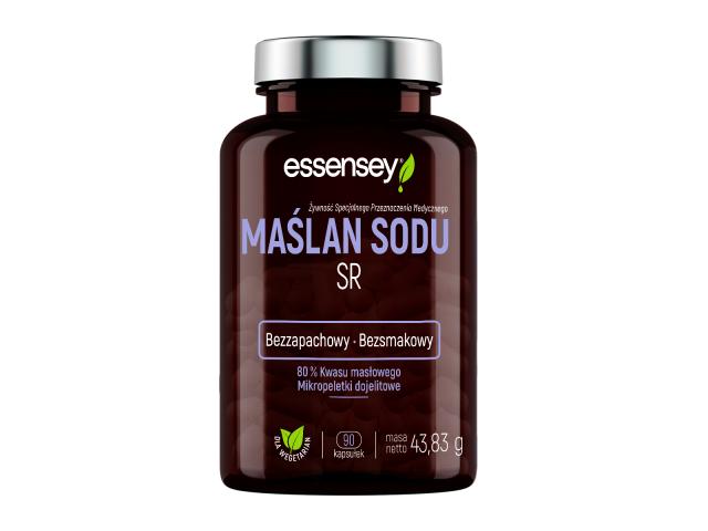 Essensey Maślan Sodu SR interakcje ulotka kapsułki twarde zawierające mikropeletki SR - 90 kaps. (but.)
