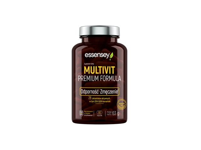 Essensey Multivit Premium Formula interakcje ulotka kapsułki  90 kaps. (but.)