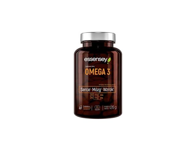 ESSENSEY Omega 3 interakcje ulotka kapsułki  90 kaps.