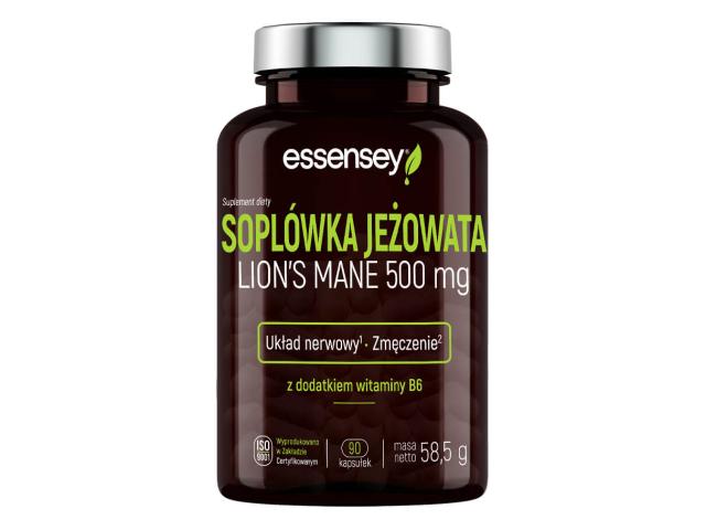 Essensey Soplówka Jeżowata interakcje ulotka kapsułki - 90 kaps. (but.)