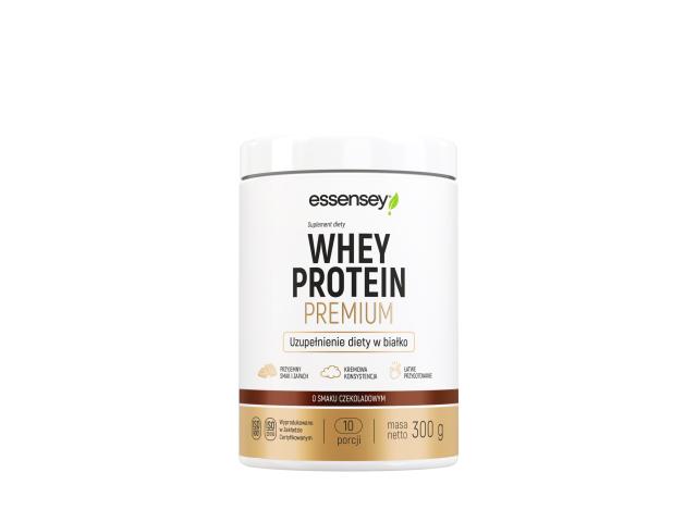 Essensey Whey Protein Premium o smaku czekoladowym interakcje ulotka proszek - 300 g