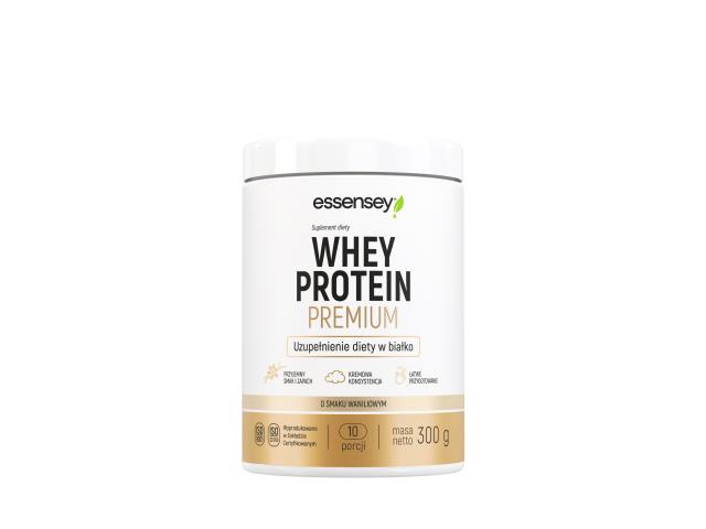 Essensey Whey Protein Premium o smaku waniliowym interakcje ulotka proszek - 300 g