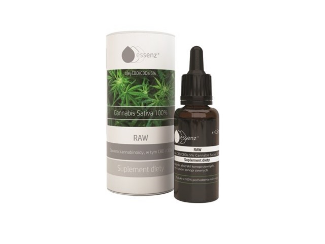 Essenz Olej CBD 5% RAW interakcje ulotka olej  15 ml