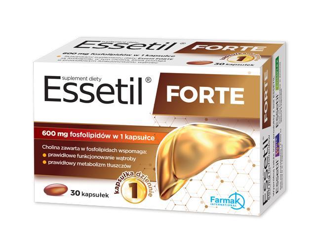 Essetil Forte interakcje ulotka kapsułki  30 kaps.