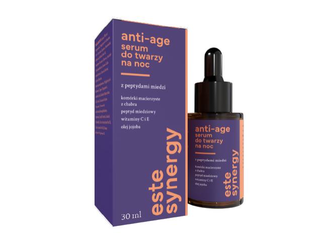 Este Synergy Anti-Age Serum do twarzy na noc interakcje ulotka serum  30 ml