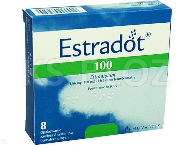 Estradot 100 interakcje ulotka system transdermalny,plaster 0,1 mg/24h (1,56 mg) 8 szt.
