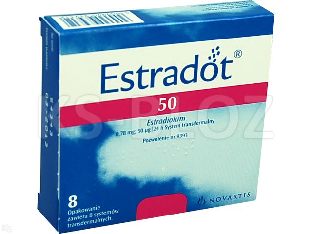 Estradot 50 interakcje ulotka system transdermalny,plaster 0,05 mg/24h (0,78 mg) 8 szt.