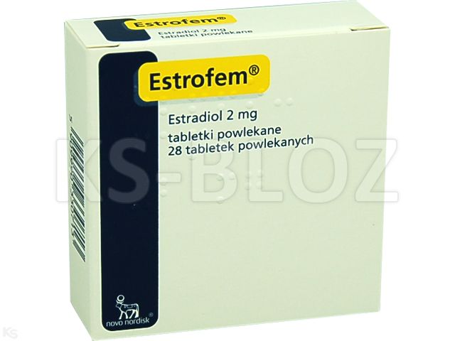 Estrofem interakcje ulotka tabletki powlekane 2 mg 28 tabl.