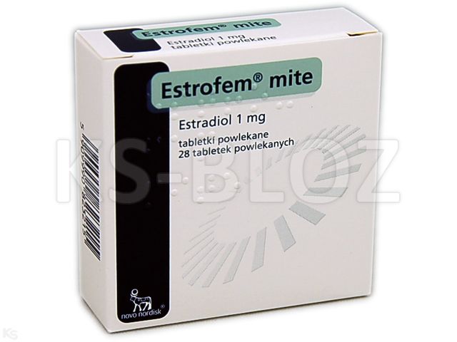 Estrofem Mite interakcje ulotka tabletki powlekane 1 mg 