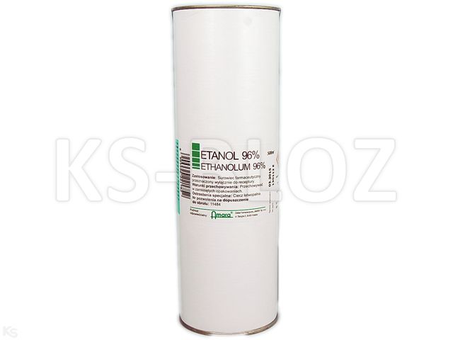 Ethanolum interakcje ulotka płyn 96 % 500 ml (but.)