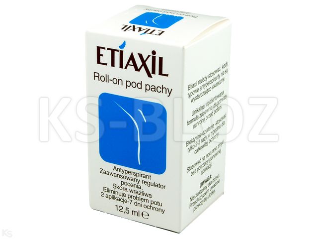 Etiaxil Sensibles Regulator pocenia pod pachy interakcje ulotka   12.5 ml