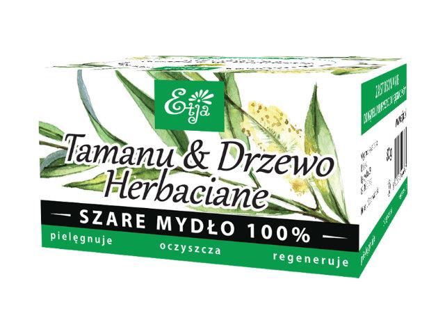 Etja Mydło naturalne tamanu & drzewo herbaciane interakcje ulotka mydło  80 g