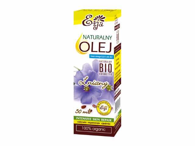 Etja Naturalny Olej Lniany Bio interakcje ulotka olej  50 ml