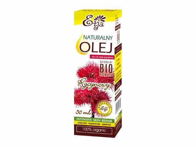 Etja Naturalny Olej Rycynowy Bio interakcje ulotka olej  50 ml